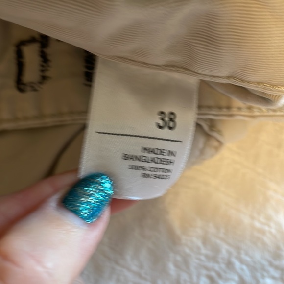 Men’s Old Navy 38 100% cotton cargo short brown tan khaki - Picture 6 of 9